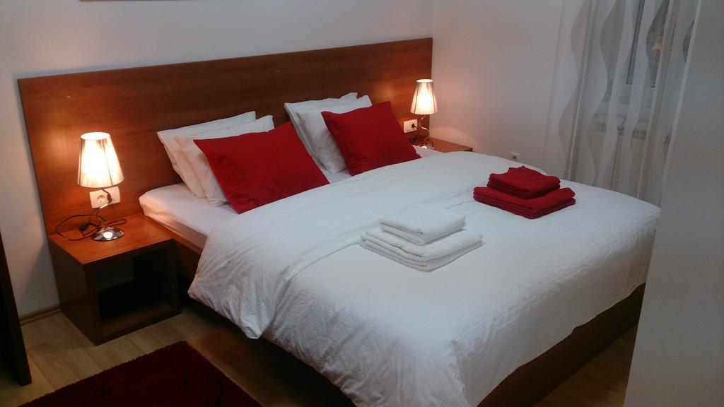 City Lights Apartment Zagreb Rum bild